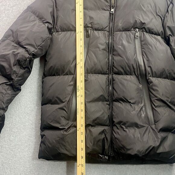 Moncler Blais Jacket Men’s 2 M Black Down Puffer Hooded Coat Winter F20911B54410 - Picture 4 of 16